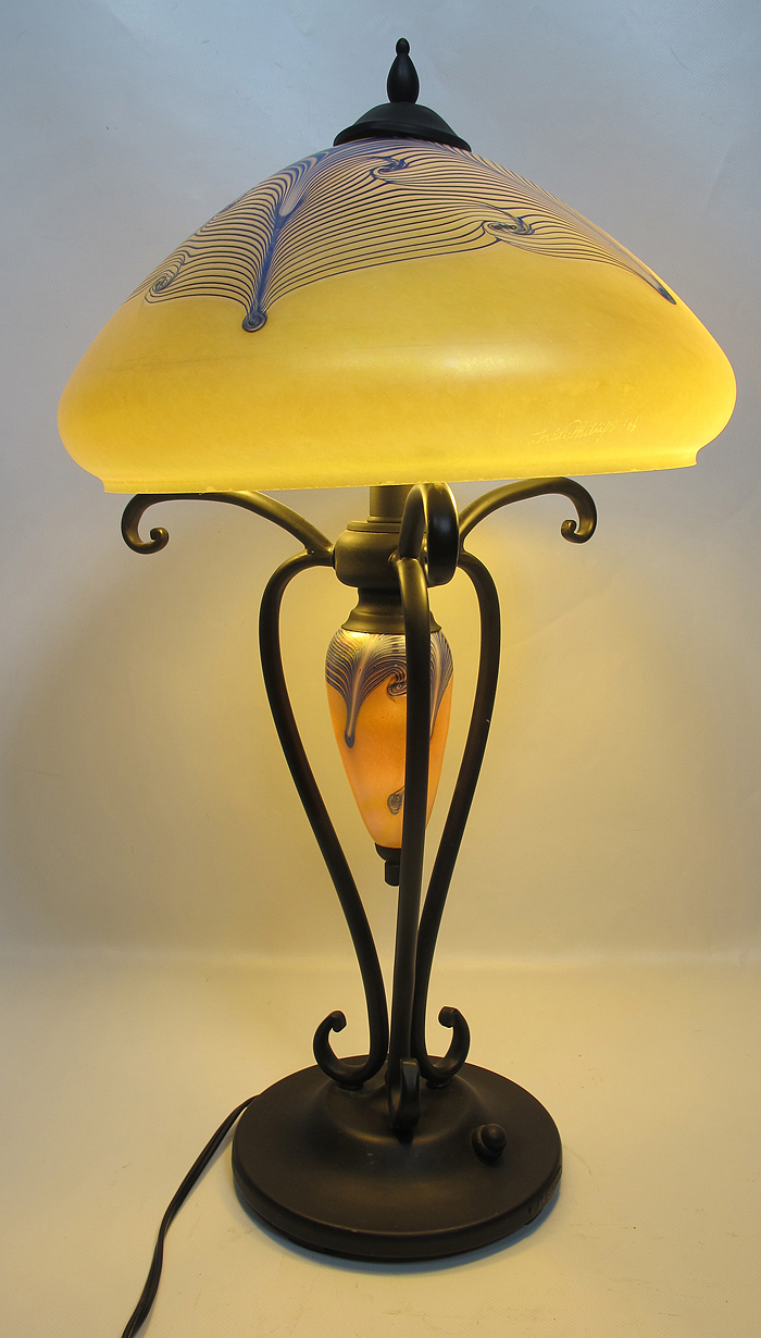 Feather Art Glass Quoizel / Salamander Studio Todd Phillips